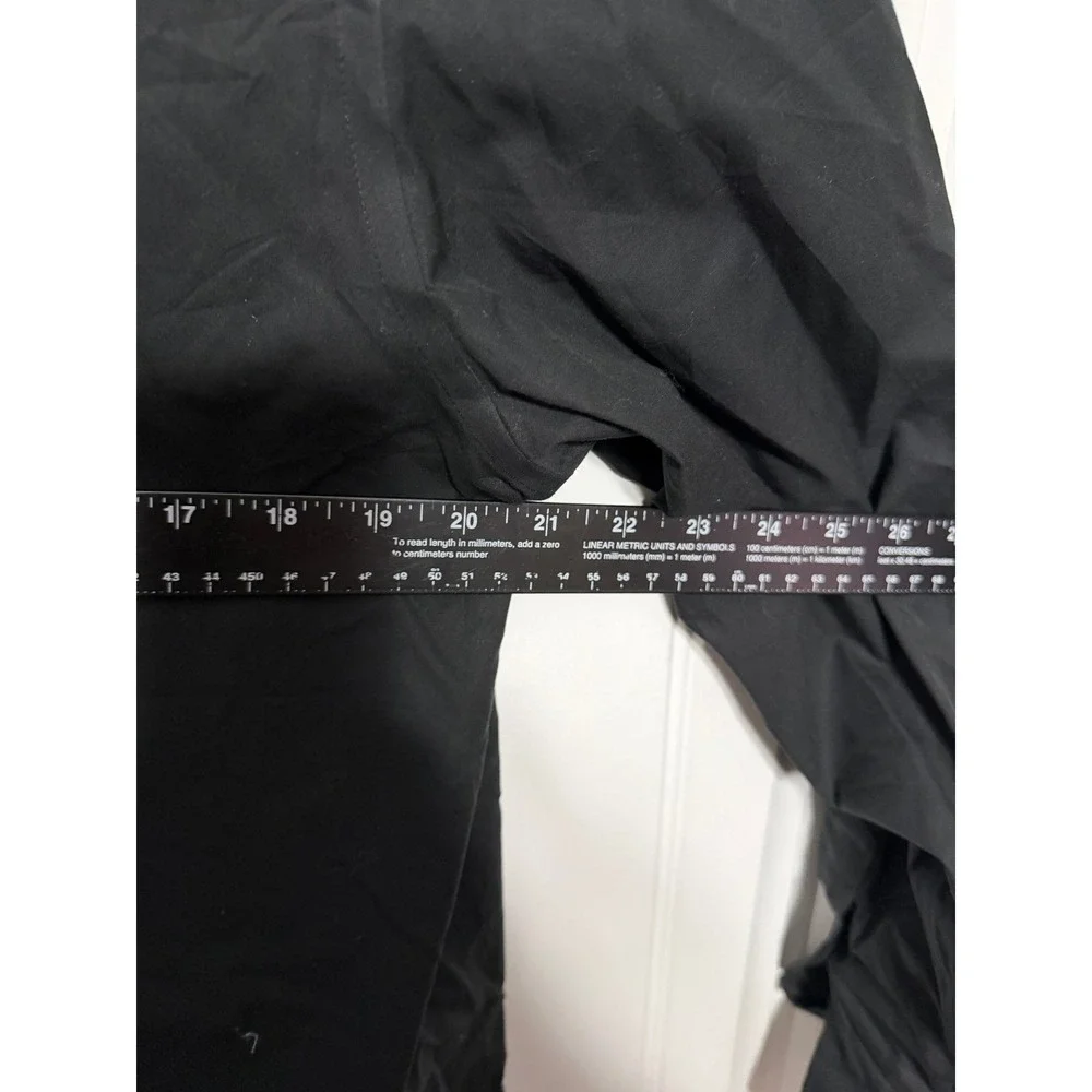 Banana Republic Shirt Mens M Non-Iron Classic Fit Black Button Down Long Sleeve